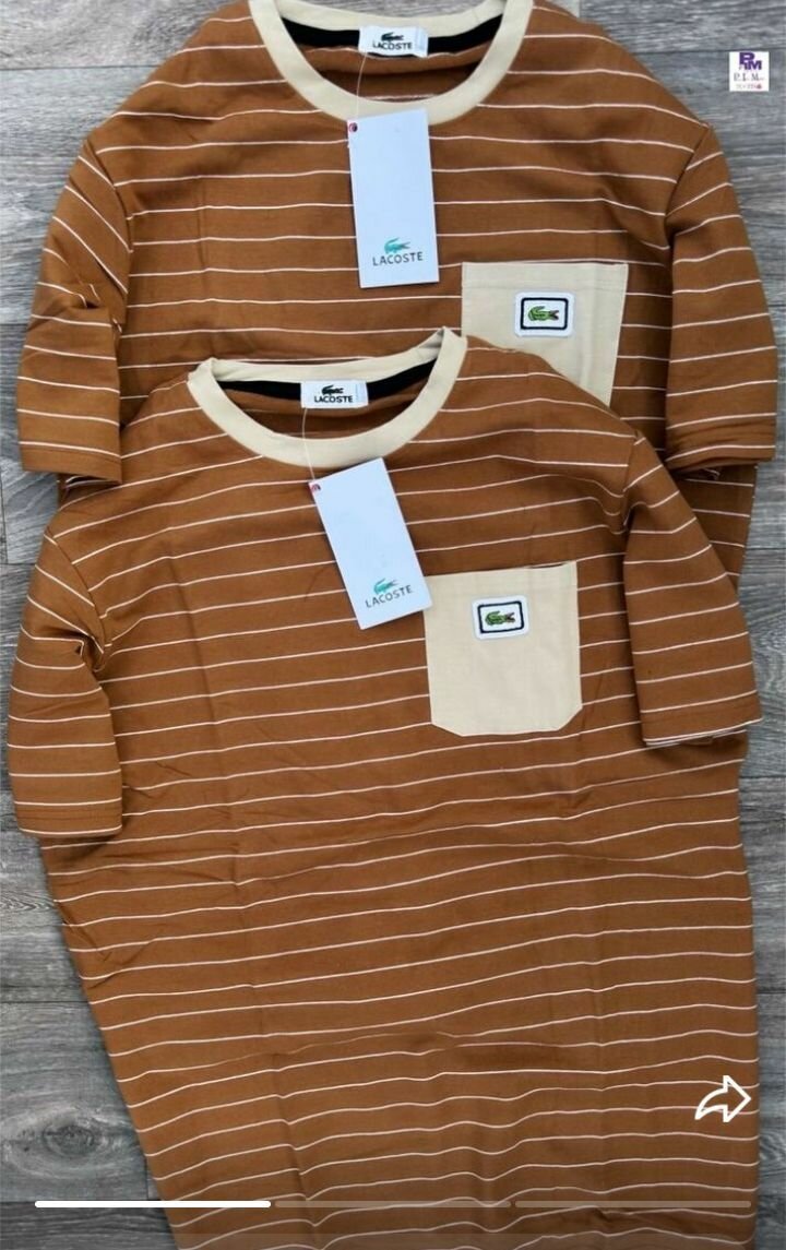 T-shirts rayés en coton confortable