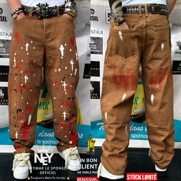 jeans pentalon cargo de haute qualité