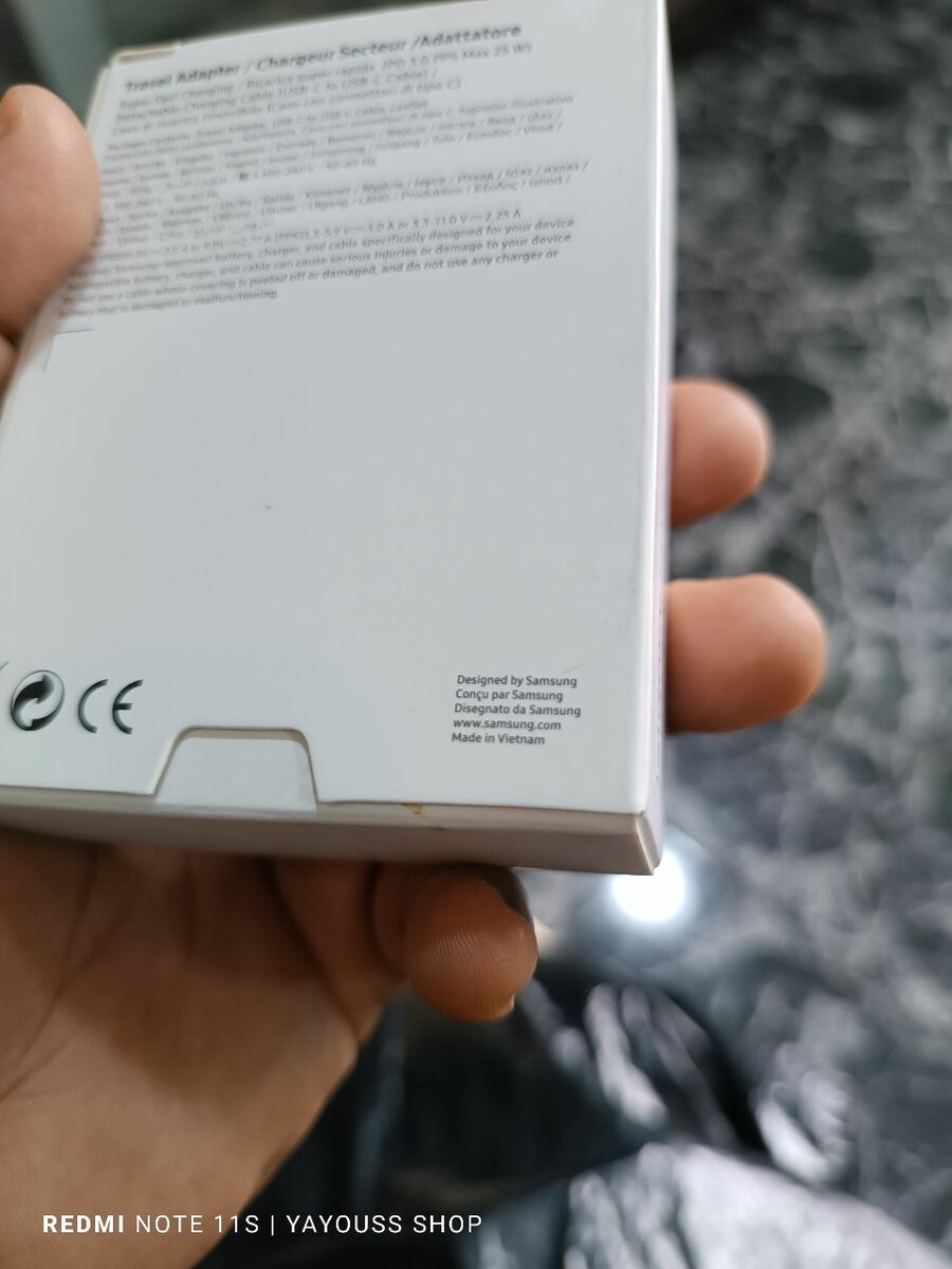 Chargeur original samsung 25 w