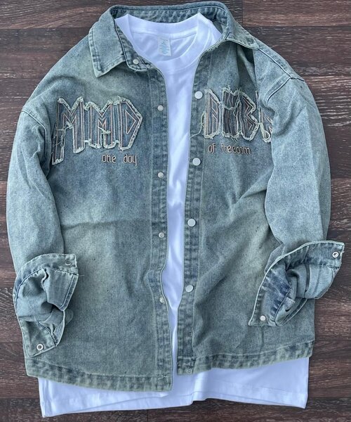 Veste en jean moderne homme