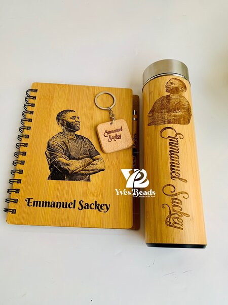 Bamboo Diary & Flask