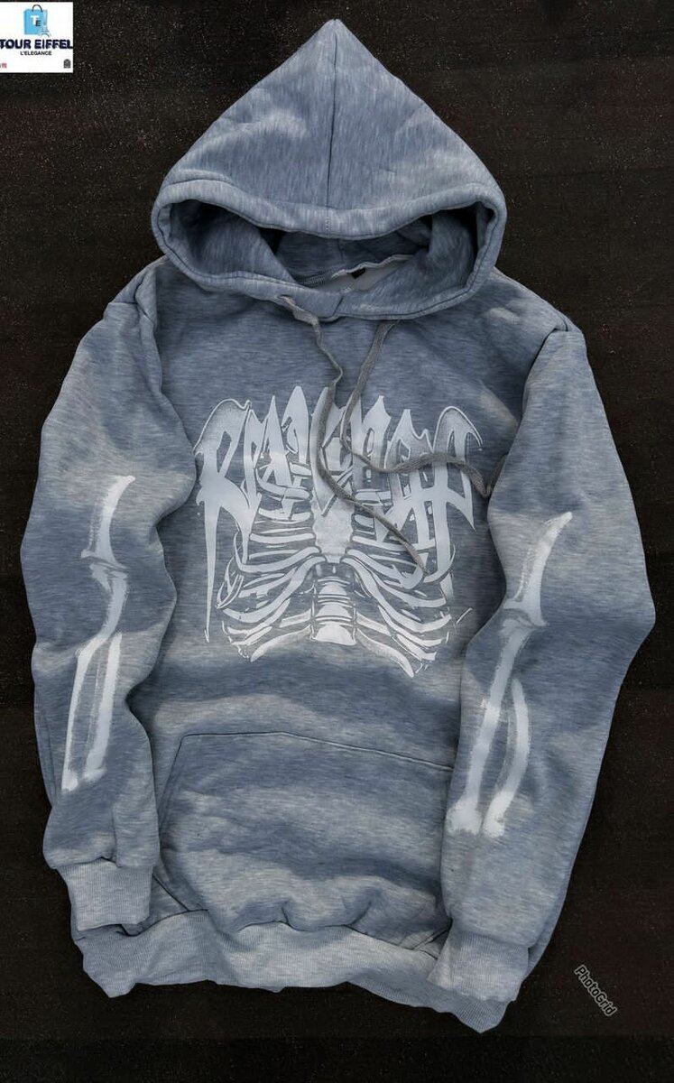 Pull-over imprimé squelette