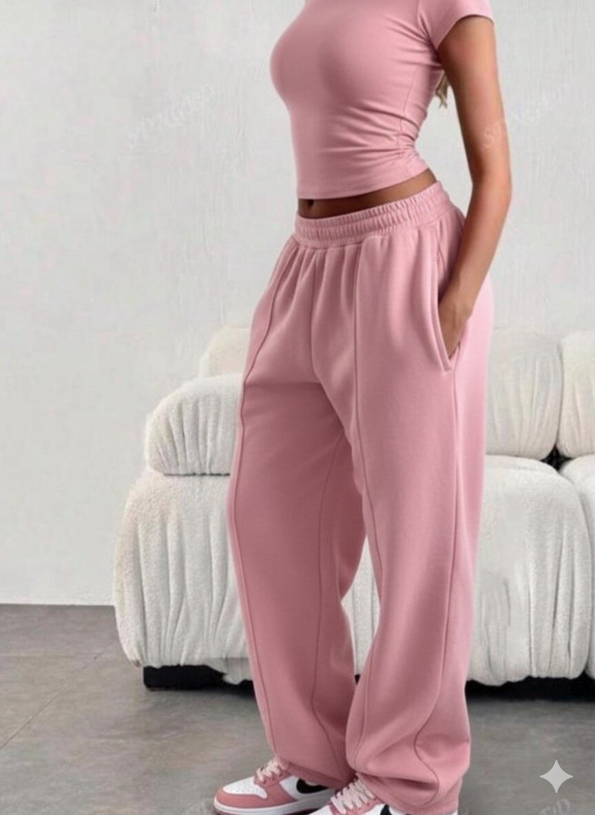 Pantalon évasé confortable