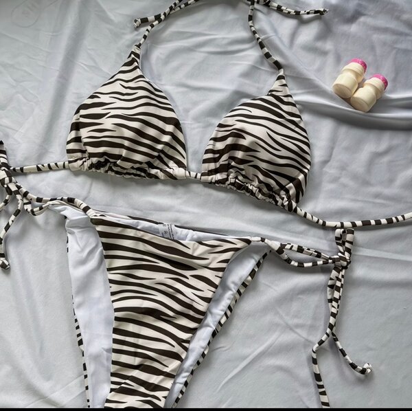 Bikini zébré élégant