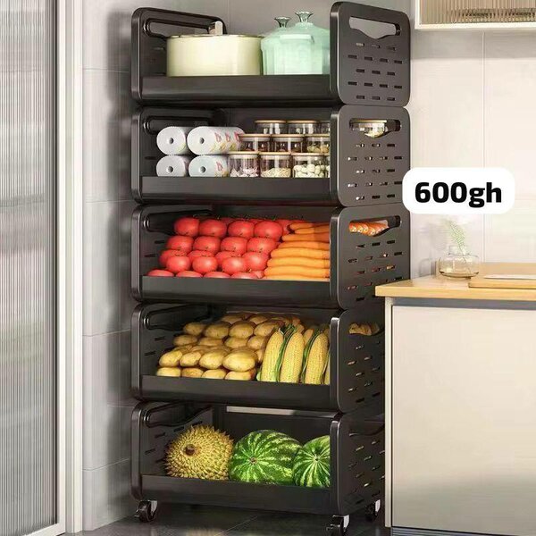 Metallic Kitchen Cabinet