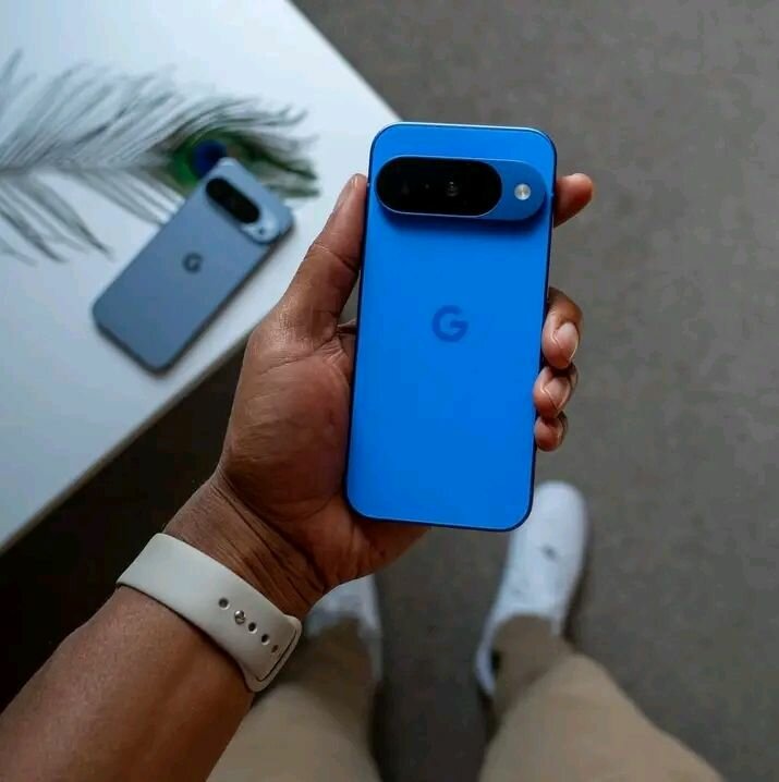 Smartphone Google Bleu Éclatant