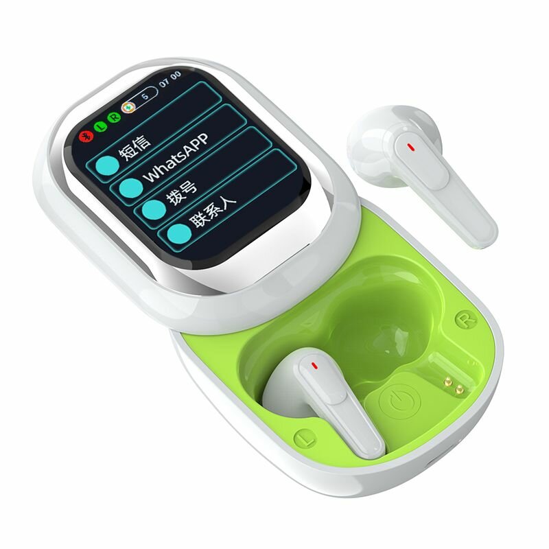 Smart Bluetooth Earbuds with Display