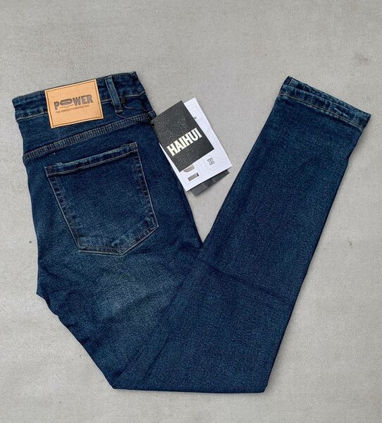 Jean slim homme bleu foncé