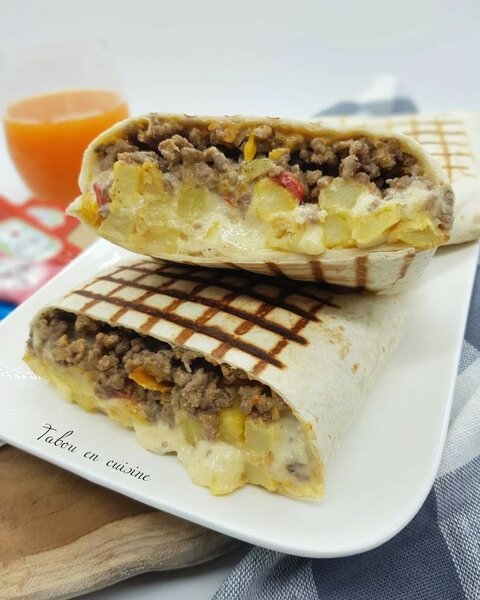 Wrap gourmand au bœuf