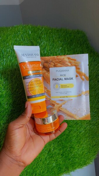 Ensemble de soins vitaminés