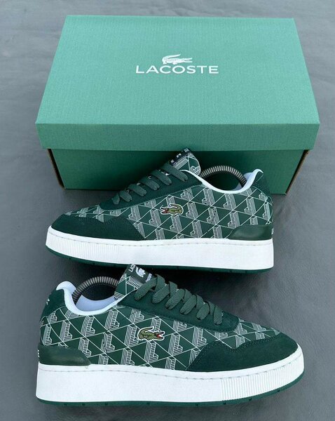 Baskets Lacoste vertes pour homme