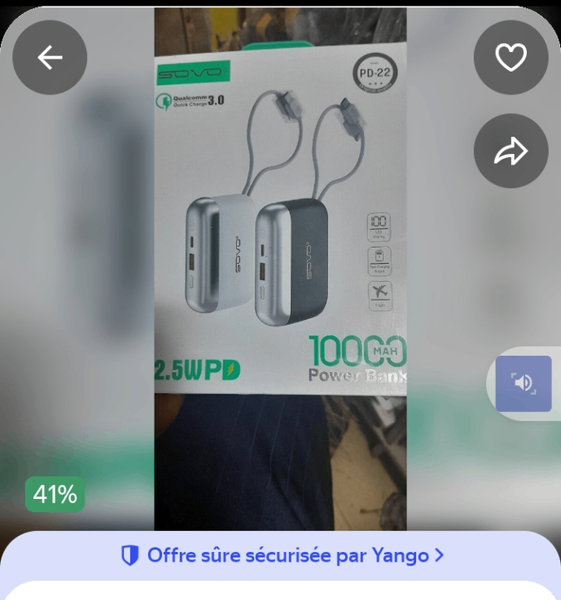 Power Bank 10000mAh PD