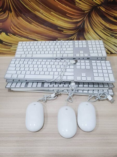 Apple keyboard and mouse