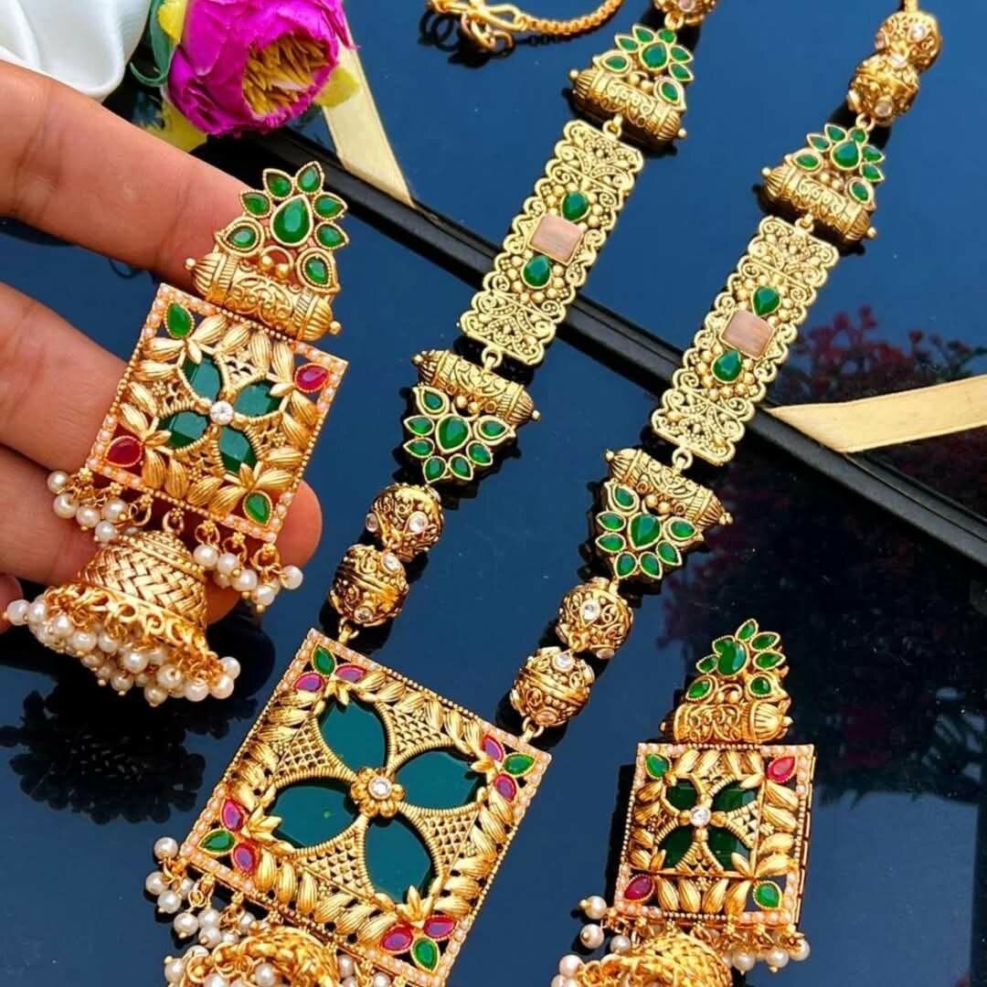 Ladies wedding Necklace and earrings