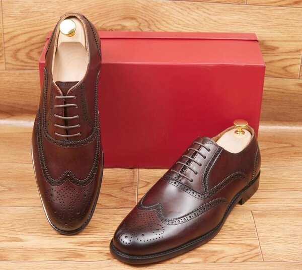Chaussures habillées en cuir pour homme
