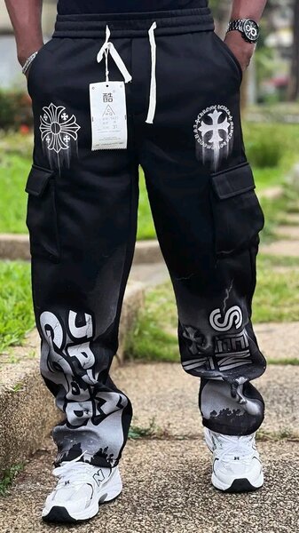 Pantalon cargo streetwear homme