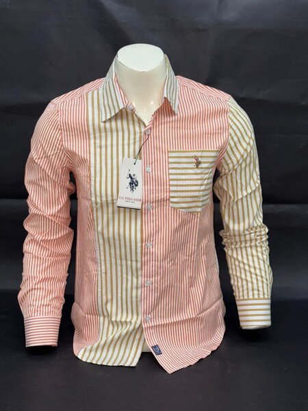 Chemise décontractée rayée