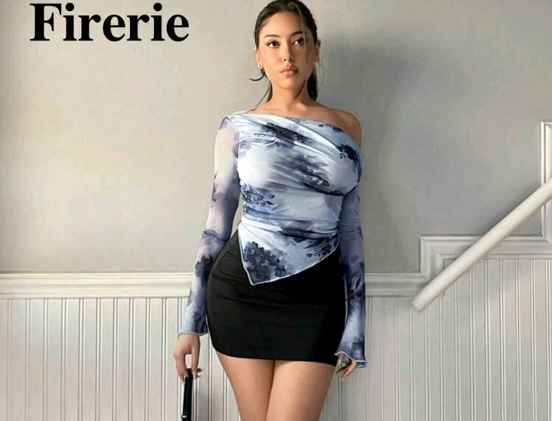 Robe élégante asymétrique