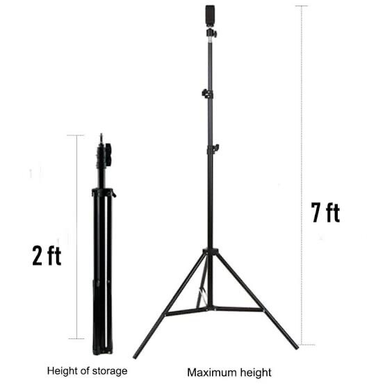TikTok live ring light with 7 feet stand