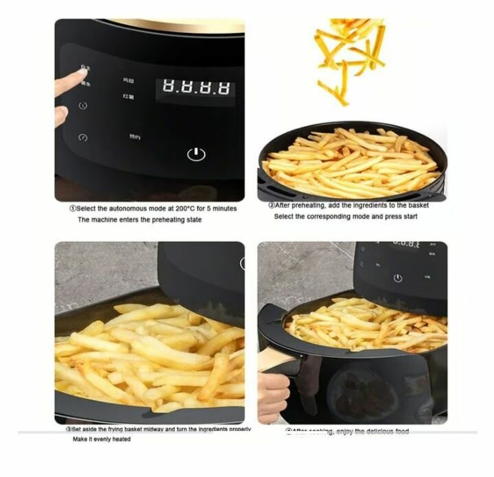 Friteuse à air Royal Silver Crest 6L