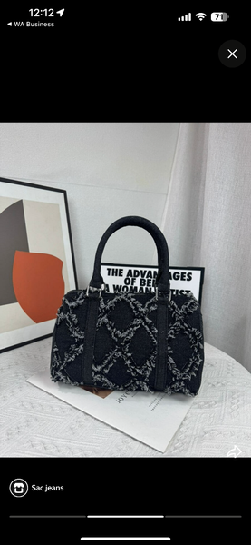 Sac à main texturé chic