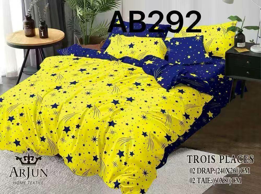 2 draps de lit 3 places+ 2 tai