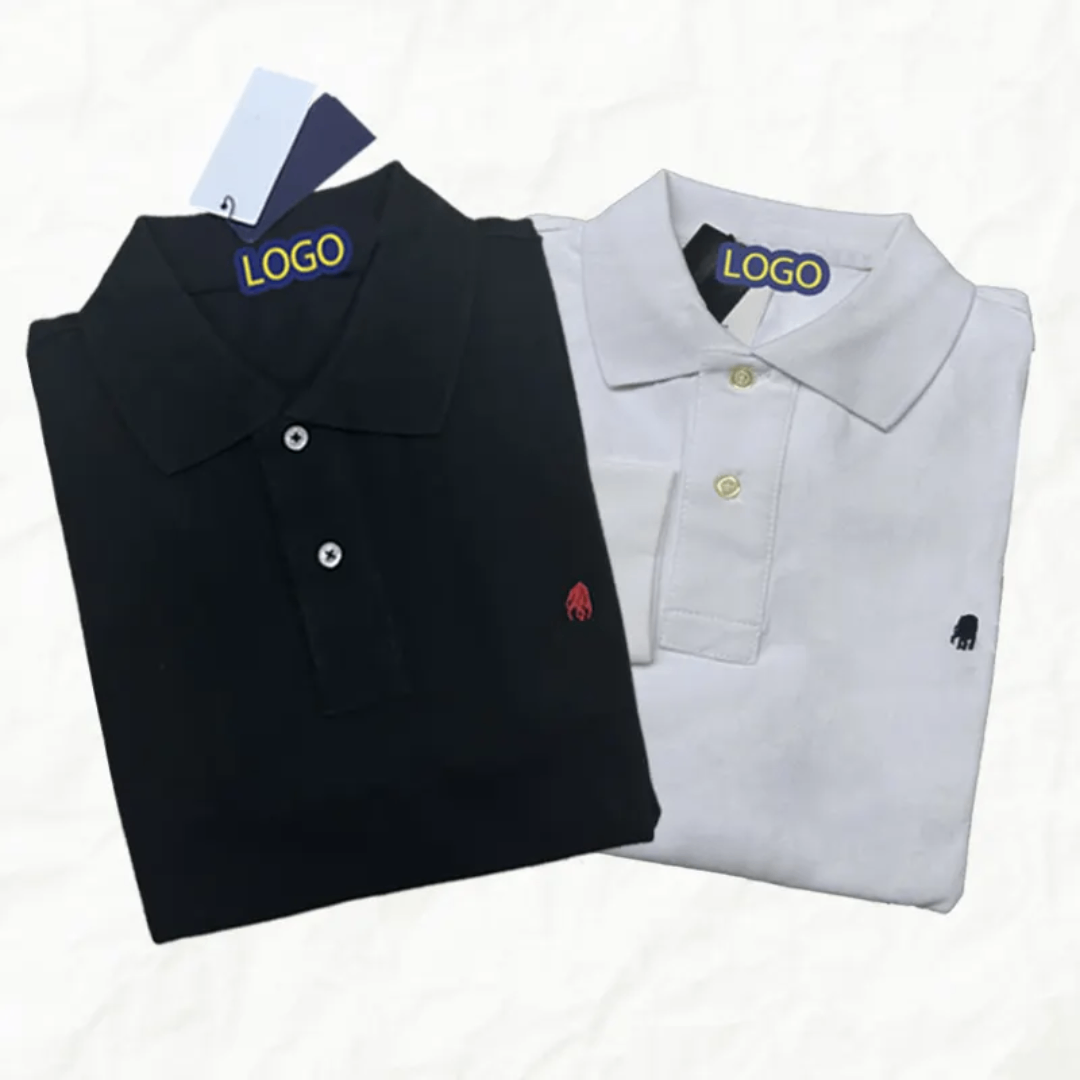Polo en coton uni classique