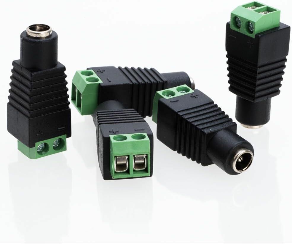 Adaptateur DC Femelle vert noi