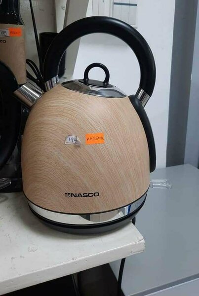 Nasco 1.7 Ltrs Kettle With Wooden Coating (KE5501E-GS)