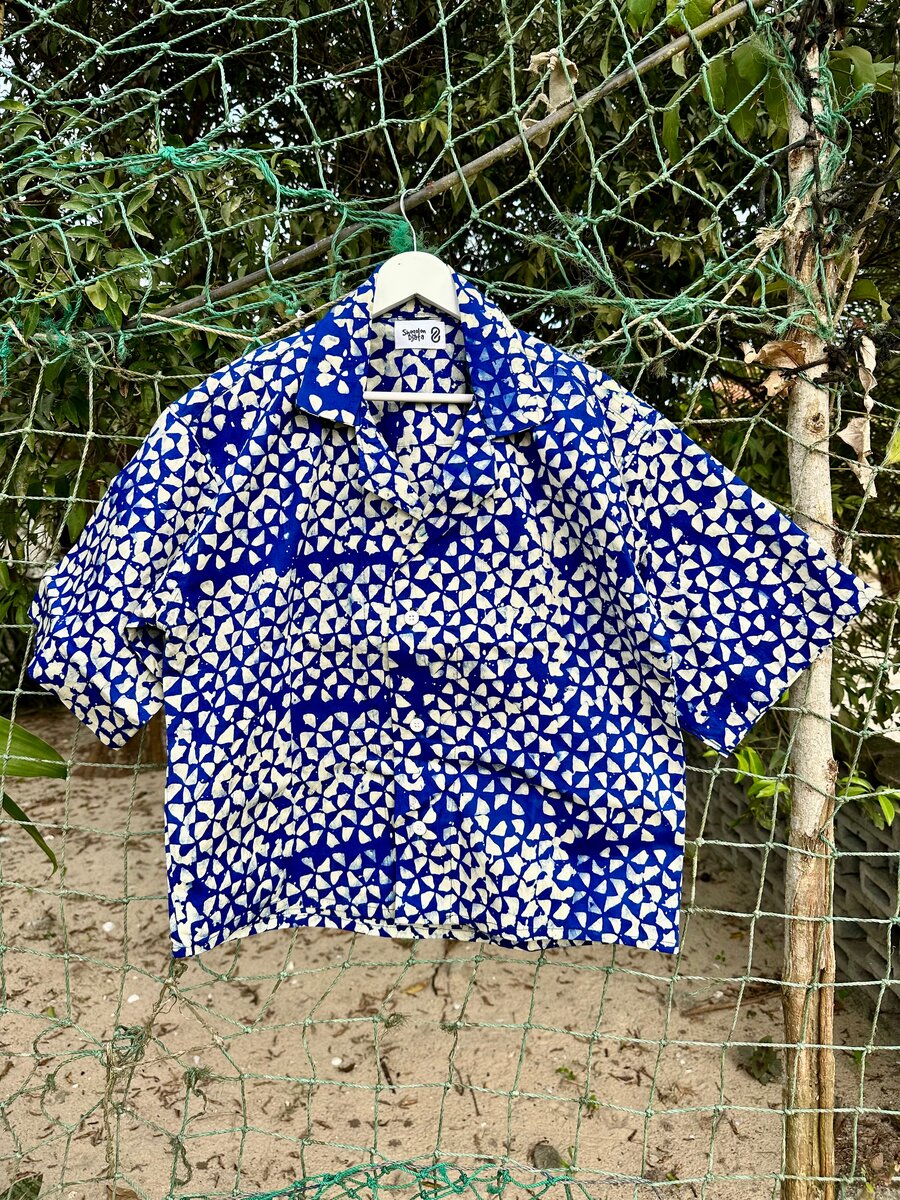 Chemise Crop top imprimer