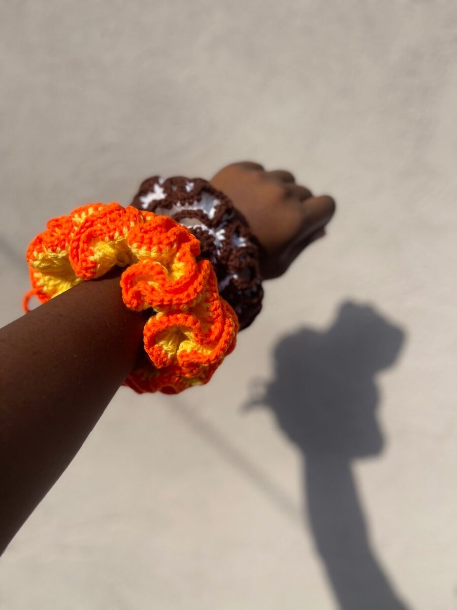 Chouchou Élastiques Tricotés Colorés