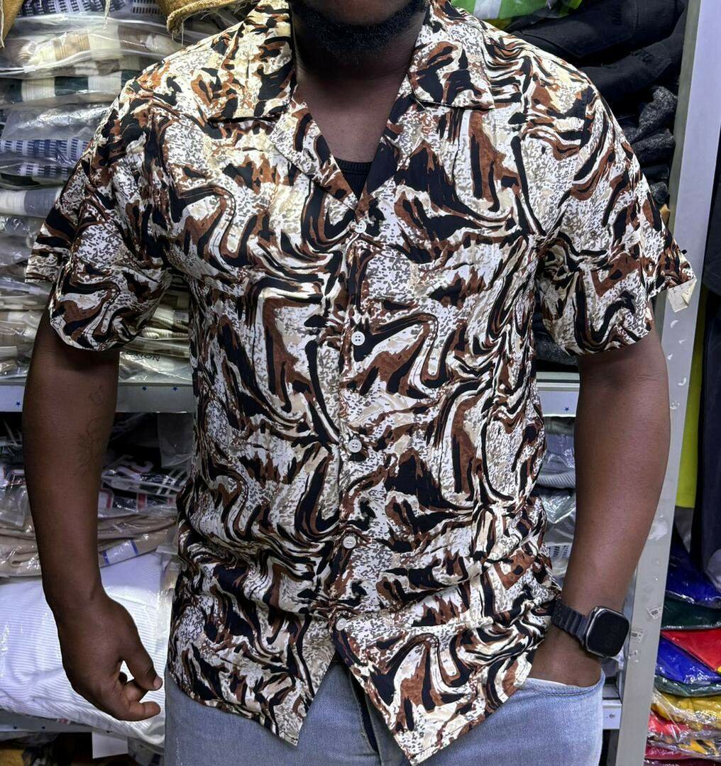 Chemise Homme Imprimée Été