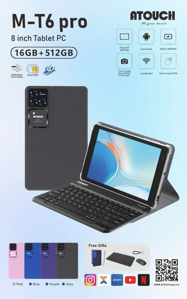 Tablette ATOUCH M-T6 Pro 8"