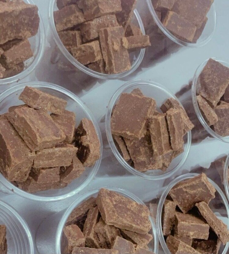 Délicieux carrés de chocolat