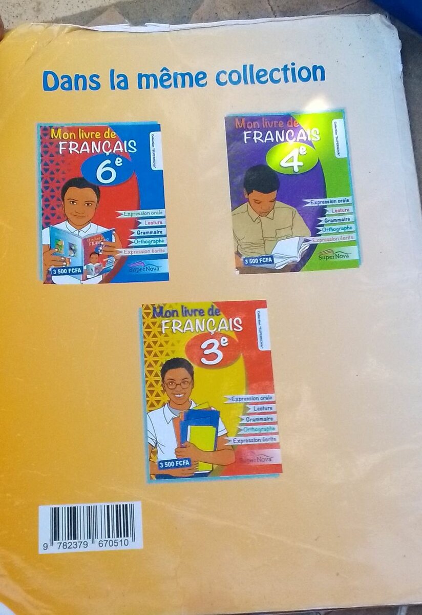 Mon livre de français 5e