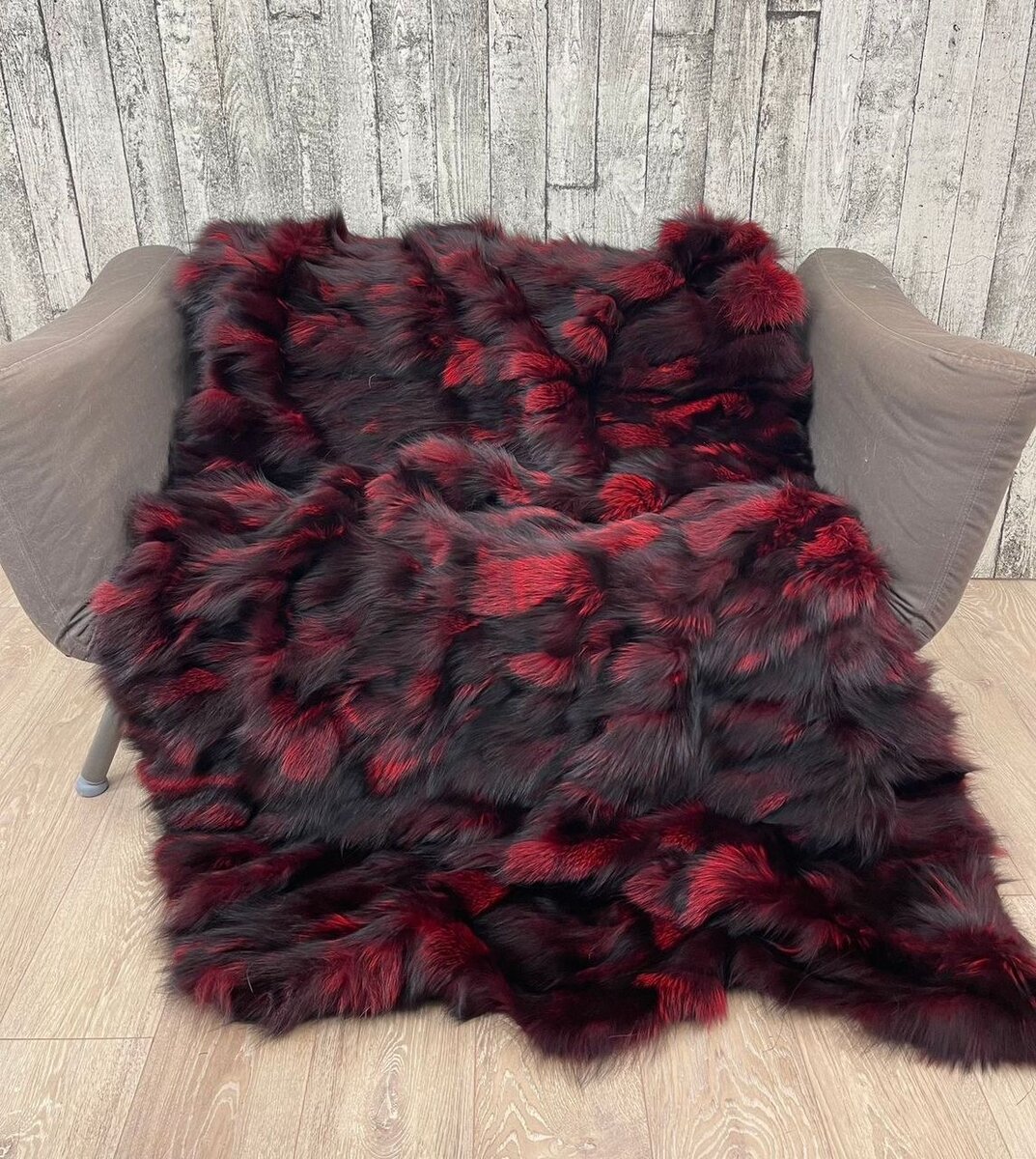 Plaid en fausse fourrure luxueuse