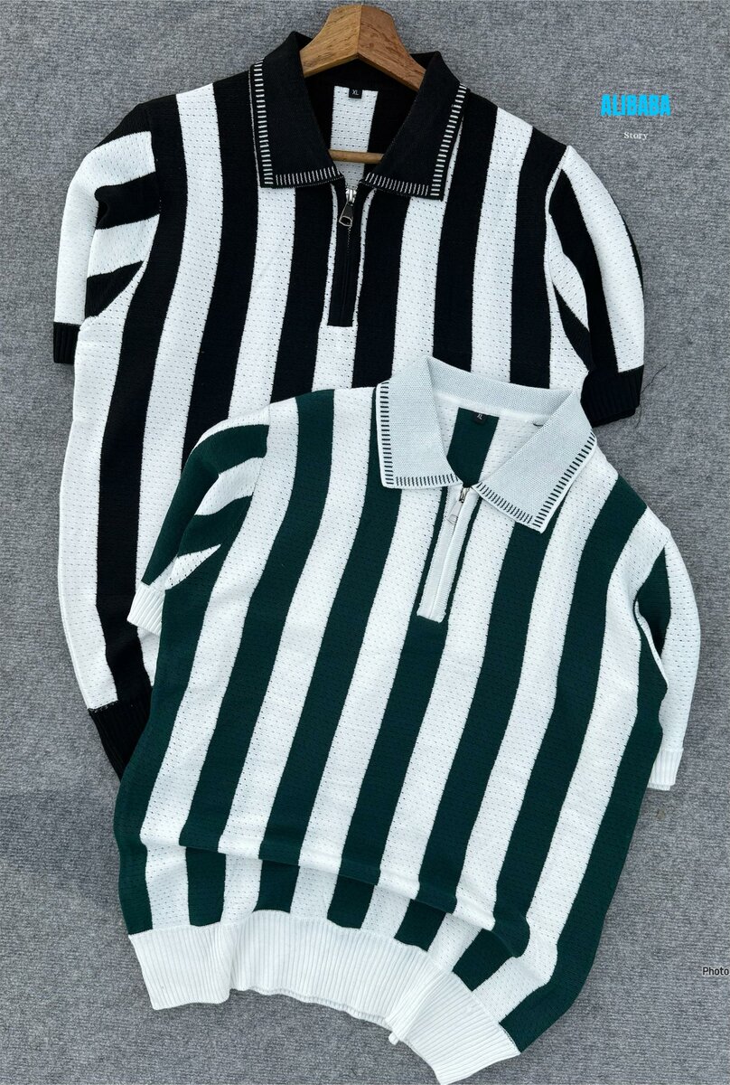 Polo à Rayures Classique