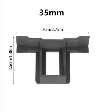 10 Pcs Clamp Solar Mount Clip Solar Panel Water Drain Mount Plastic 35 MM