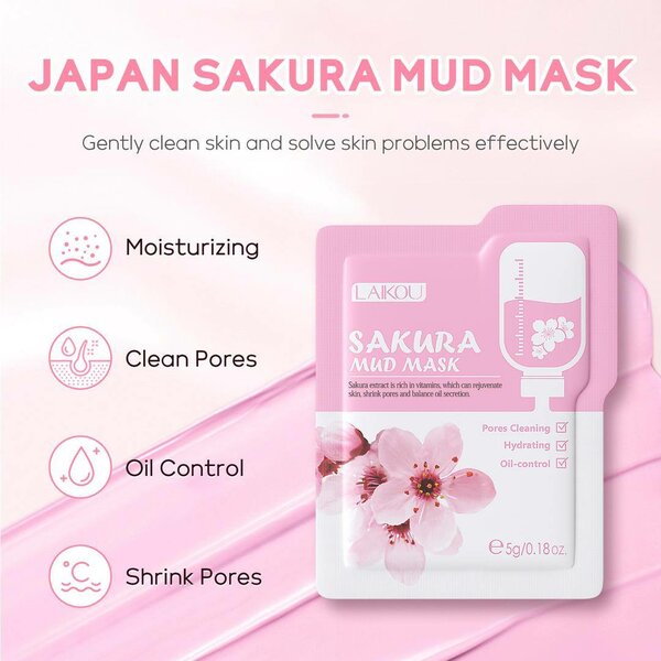 Sakura mud mask