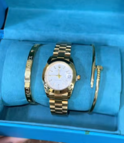 Зергер комплект + саат