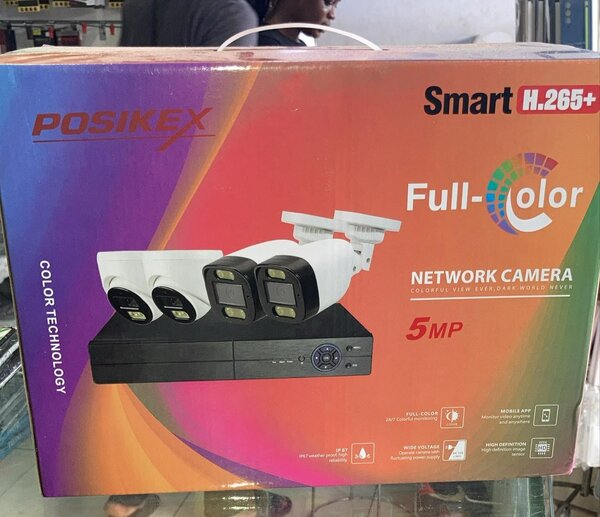 5MP CCTV 4 channel Full kit with 500GB Hard Drive