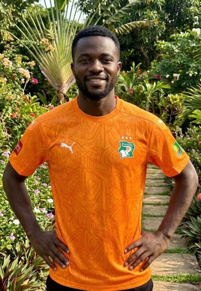 Maillot de football orange Puma