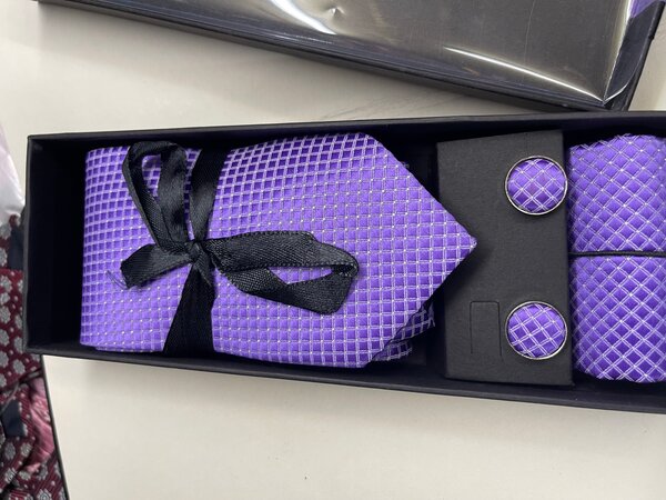 Ensemble Cravate en Soie Élégante