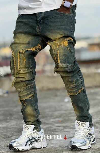 Jeans décontractés déchirés