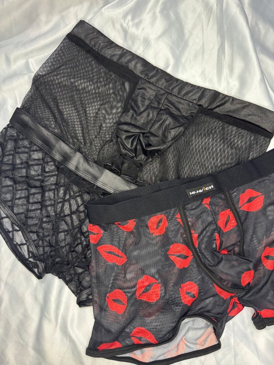 Lot de boxers masculins en dentelle