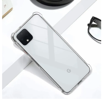 Google Pixel 4xl TPU Silicon Clear Fitted Bumper Soft Case Transparent Back Cover