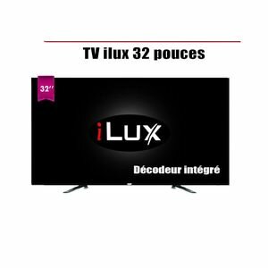Ilux TV LED 32 Pouces - HD - Décodeur Intégré