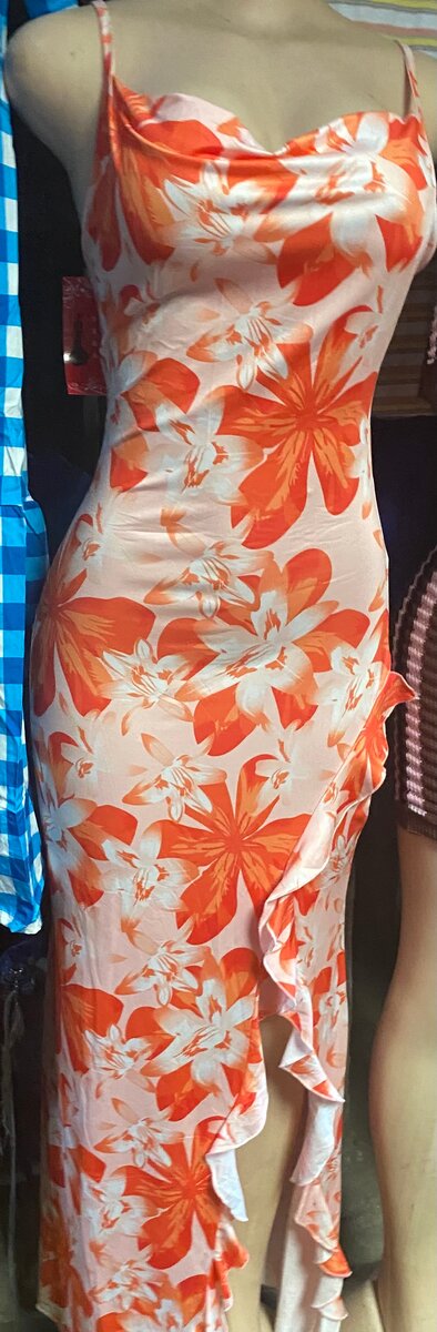 Robe longue fleurie élégante