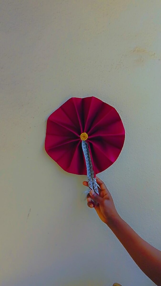 Éventail Pliable tissu