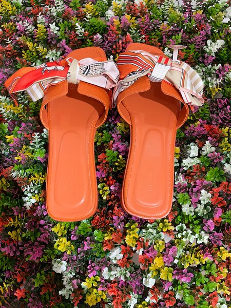 Chaussures Hermes orange